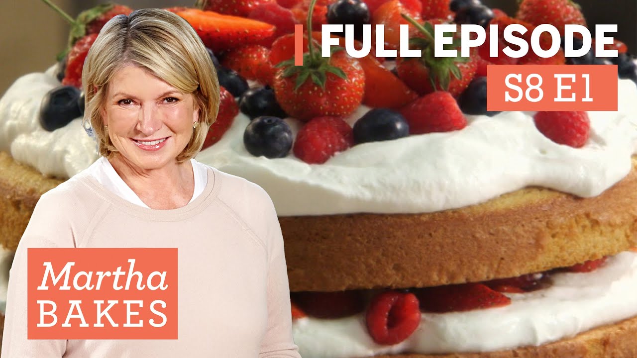 Martha Stewart Makes Berry and Rhubarb Recipes | Martha Bakes S8E1 