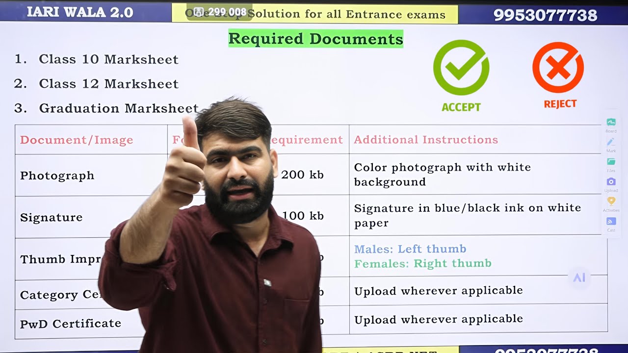 Documents Required for ICAR JRF/SRF 2026 | Must Watch 🔥