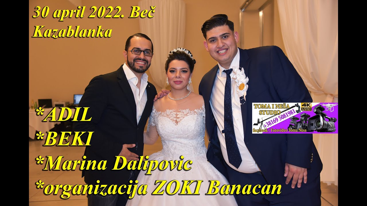 ADIL, BEKI, MARINA / Svadba David i Nada iz Secanj- studio Toma Nesa