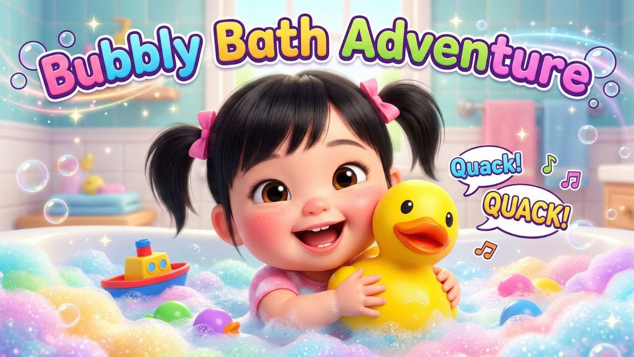 Bath Song 🫧 Bubbly Bath Adventure | Nursery Rhymes & Kids Toddlers| CoComelon Style Kids Songs 2026