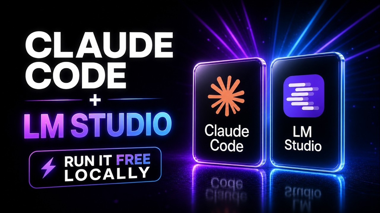 Claude Code + LM Studio &mdash; Run It FREE Locally 100%