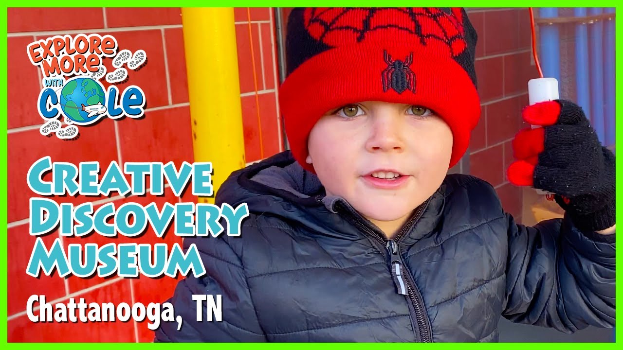 Cole explores the Creative Discovery Museum in Downtown Chattanooga, TN (Jan. 19,  2020)