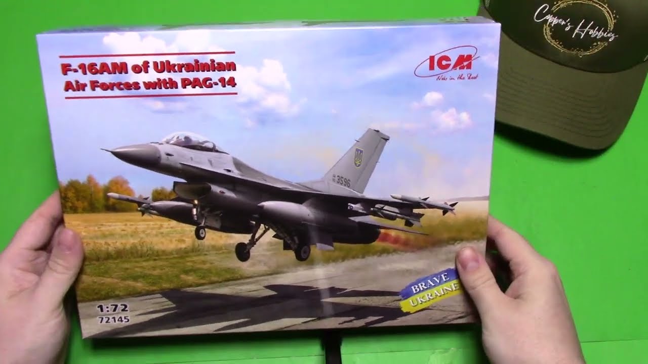 ICM 1/72 F-16AM of Ukrainian Air Forces with PAG-14 in box preview