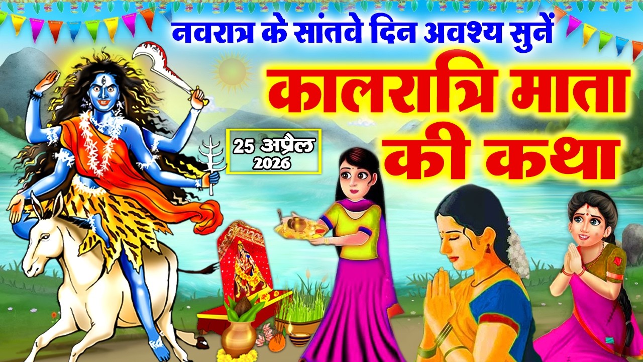 सातवें चैत्र नवरात्र कालरात्रि माता की कथा~Kalratri Mata Ki Katha~ Kalratri Mata Kahani~Navratri2026
