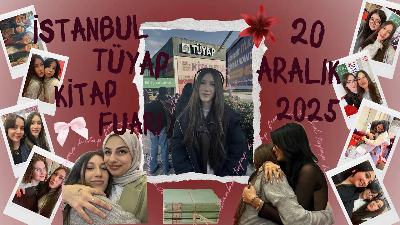 20 Aralık 2025 İstanbul Tüyap Kitap Fuarı📚🎀 (Arkadaşlarıma Sürpriz Yaptım)