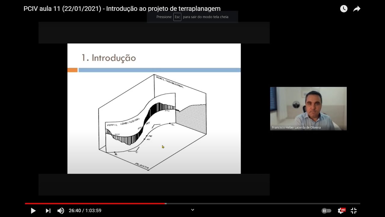 PCIV aula 11 (22/01/2021) - Introdução ao projeto de terraplanagem