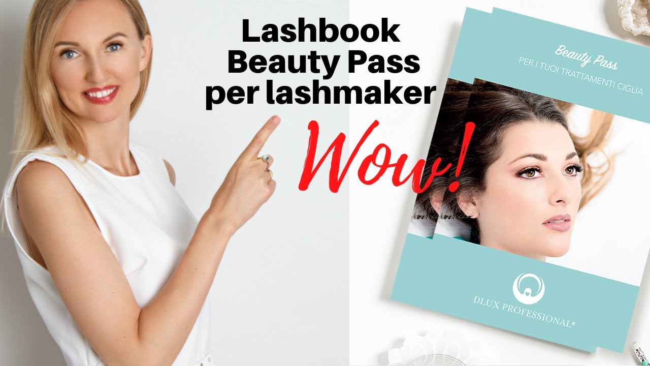 LASHBOOK& BEAUTY PASS// Dlux Professional// libro per lashmaker e clienti