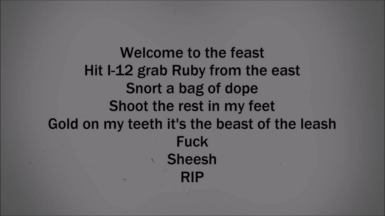 $UICIDE BOY$-NAIL TO THE CROSS Lyrics