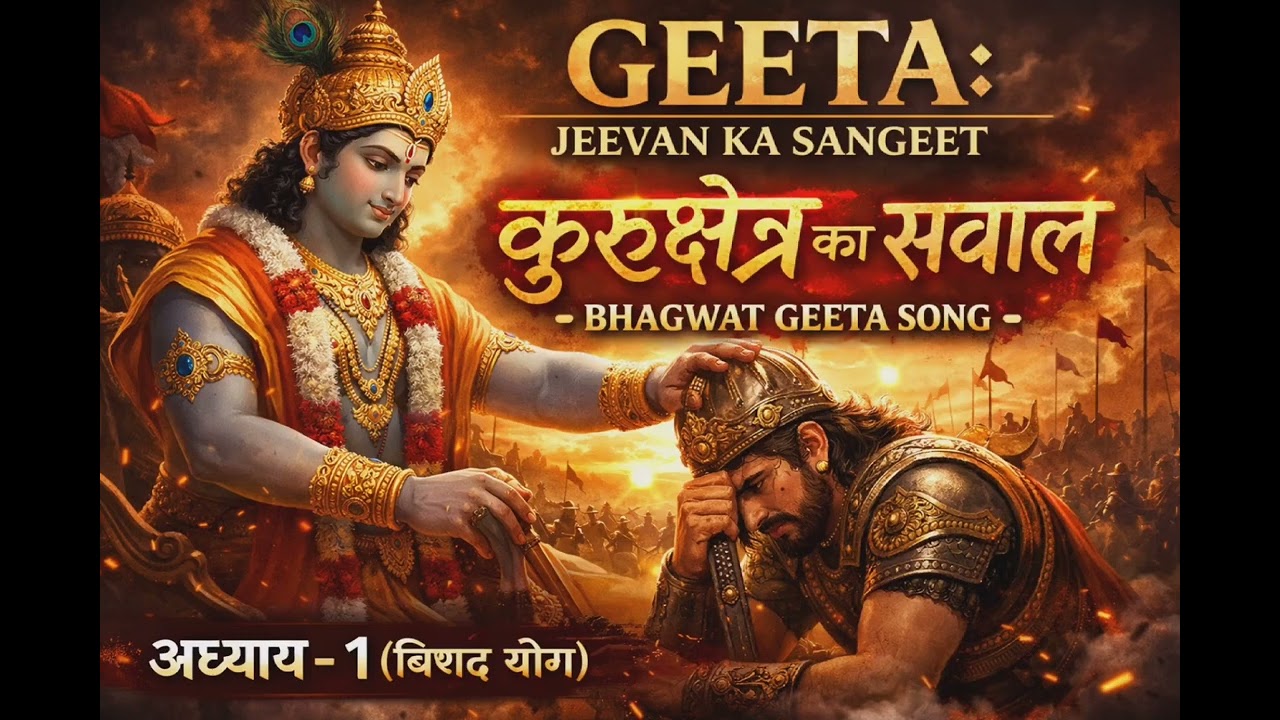 🔱Bhagwat Geeta ( Adhyaya-1 Vishad Yog) | Hindi Song | Non Stop | Motivational song | #bhaktisong 