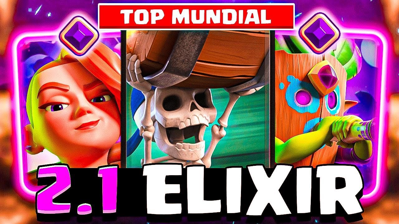 🔥DOMINA EL TOP MUNDIAL CON ESTE MAZO DE CICLADO RÁPIDO EN CLASH ROYALE *2.1 ELIXIR*