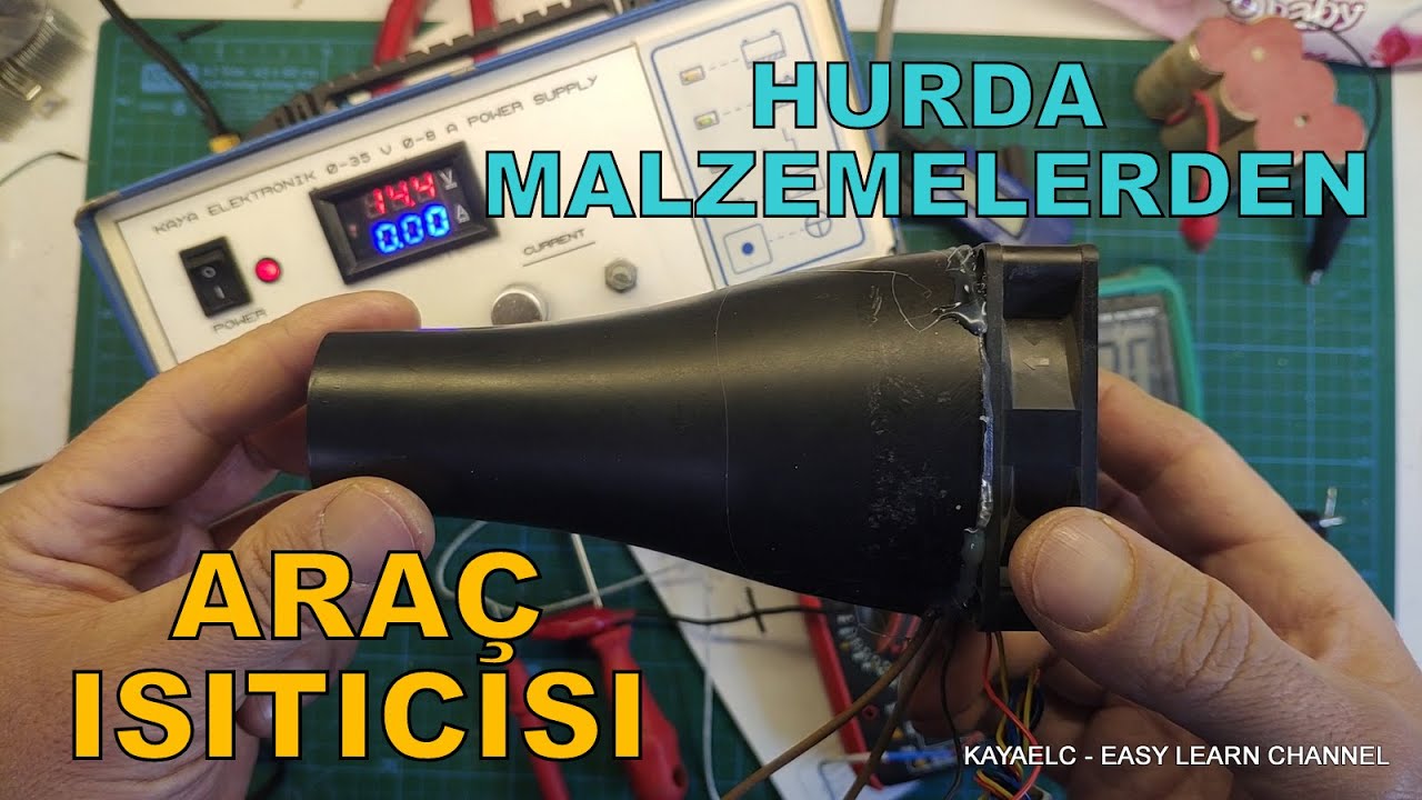 HURDA MALZEMELERDEN İYİ BİR ♨️♨️ ARAÇ ISITICISI ♨️♨️ NASIL YAPILIR? JLCPCB...