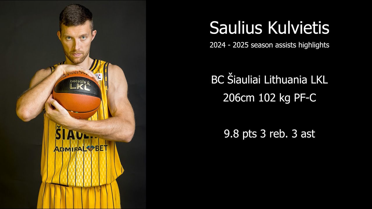 Saulius Kulvietis #7 assists highlights. 2024/25 season