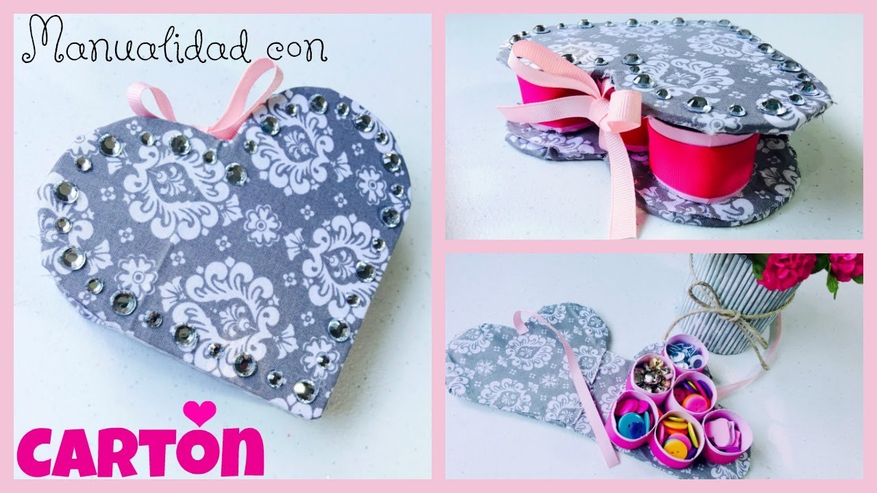 MANUALIDADES CON CARTON (RECICLAJE) | RECYCLE CARDBOARD CRAFTS | Ash+LesTv |