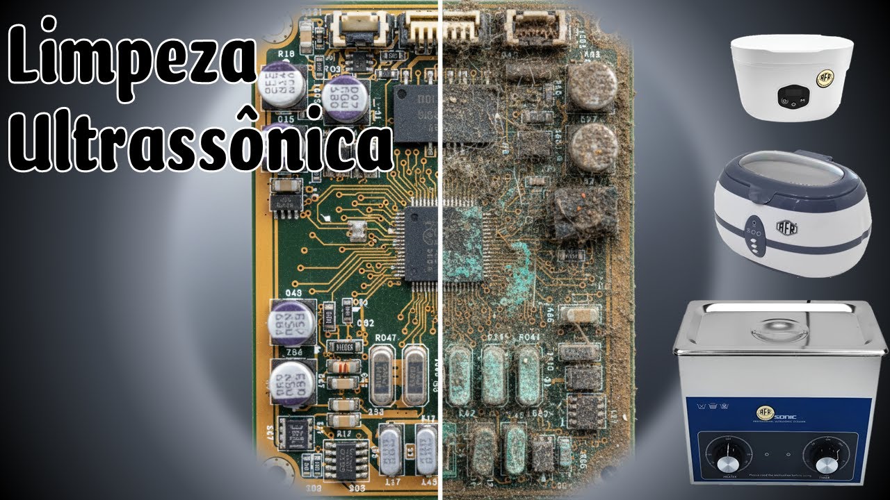 Limpeza Ultrassônica com as cubas da #AFR