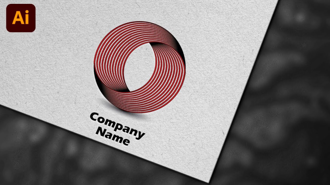 Adobe Illustrator Tutorial ~ Optical Illusion logo design
