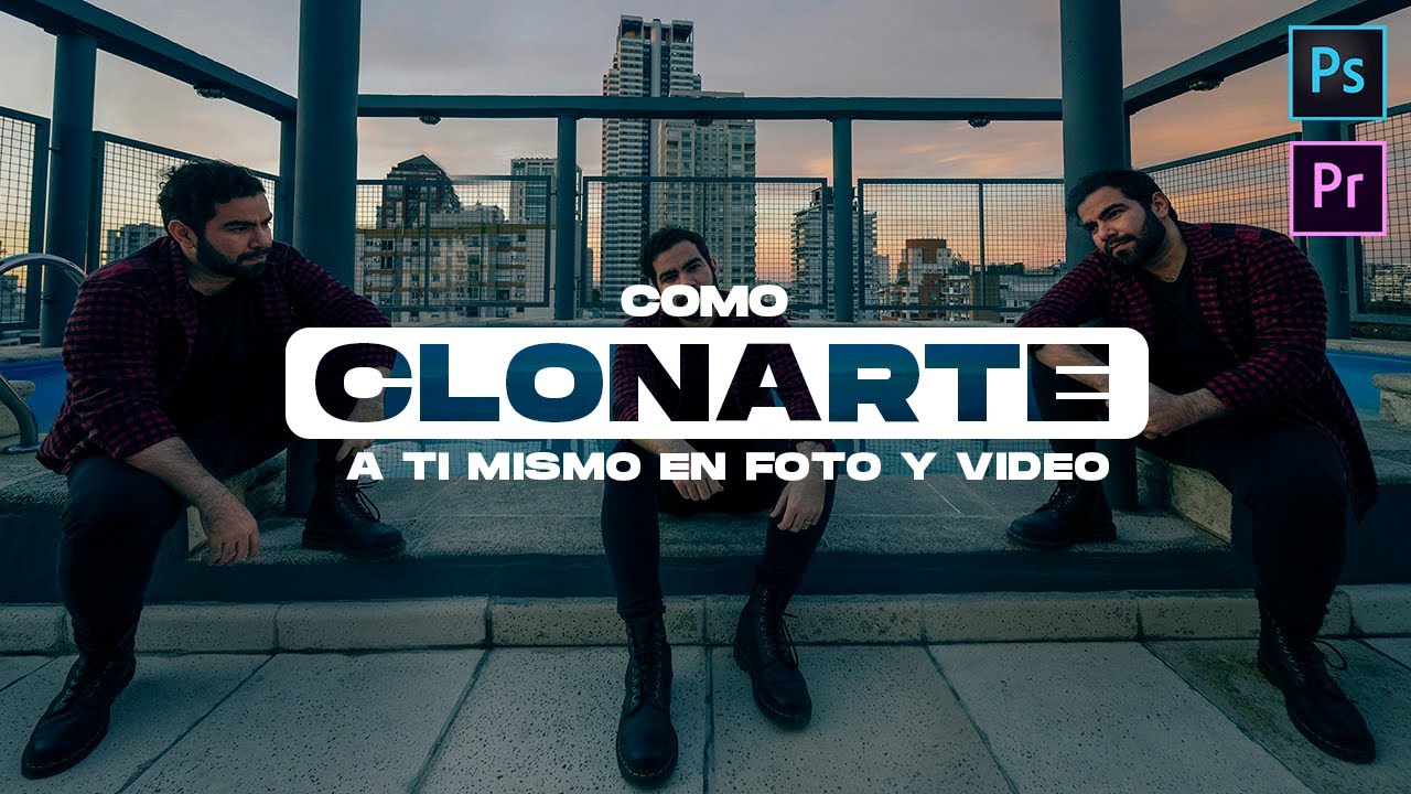 Como CLONARTE a ti mismo en FOTO y VIDEO (Tutorial Adobre Premier Pro y Photoshop)