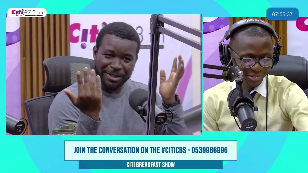 Touching tribute from the Citi Breakfast Show team to former Radio Univers manager, Alhaji