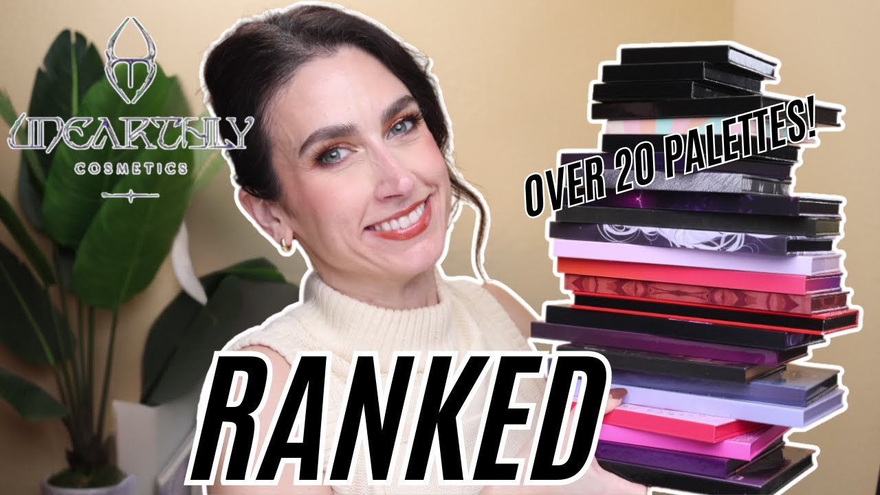 RANKING ALL OF MY UNEARTHLY COSMETICS PALETTES FROM WORST TO BEST!