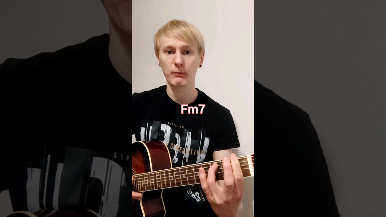 Аккорды Fm7 Gm7 Am7 с баррэ
