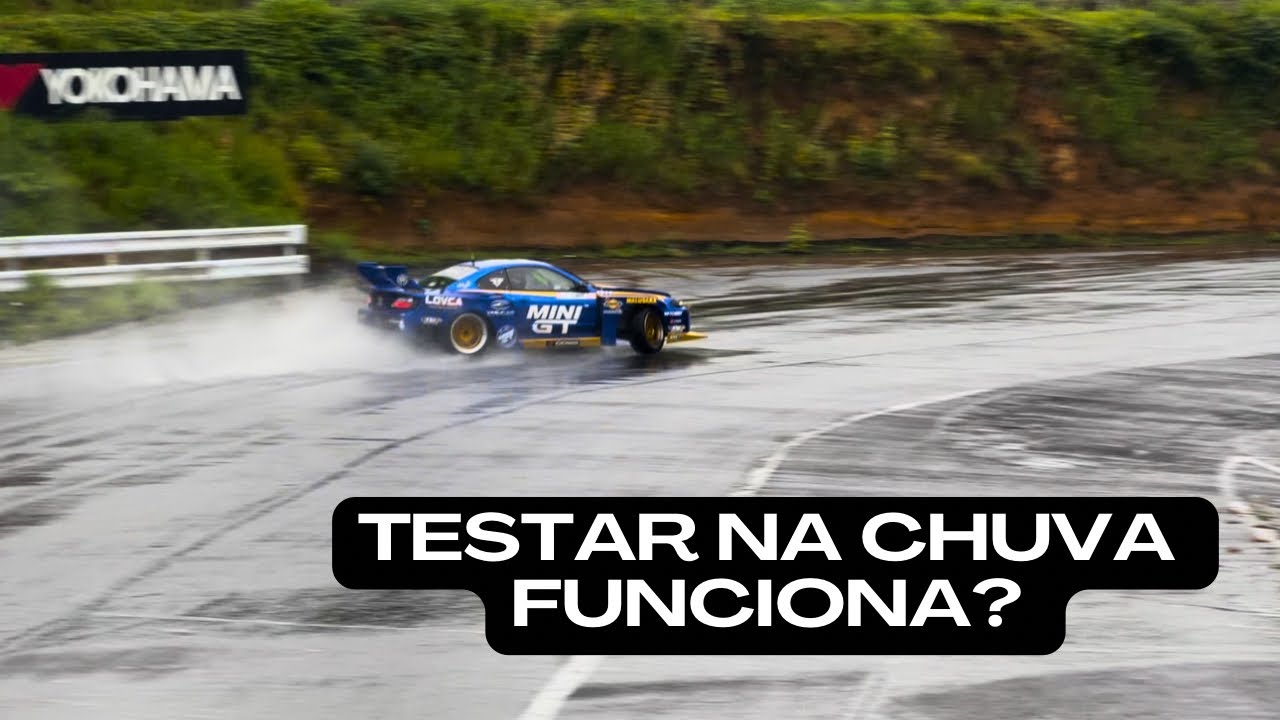 Nitro, antilag e muita água! Drift na chuva em Ebisu com o carro do FD Japan