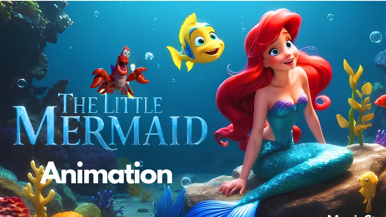 The Little Mermaid | Pixar 3D Animation | Fairy Tales for Kids