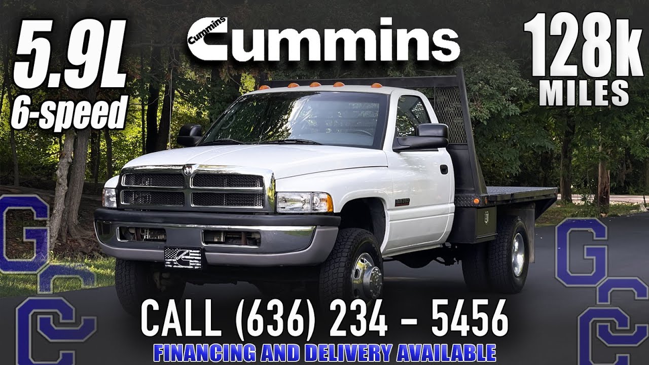 Продаётся: Dodge Ram 3500 Flatbed 4x4, дизельный, 6-ступенчатый, 2002 года выпуска, с коробкой пе...