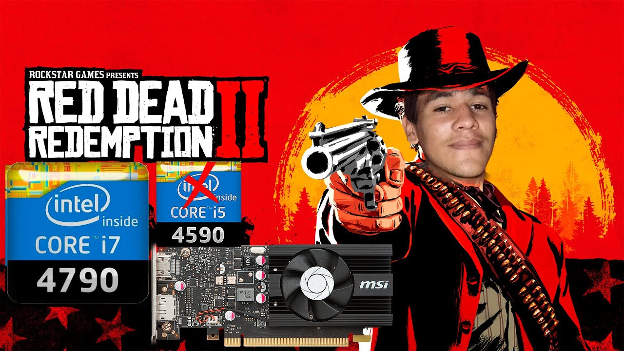 RED DEAD REDEMPTION 2 CORRE MEJOR EN i7 4790 y NVIDIA 1030 GT 2GB #pcbajosrecursos