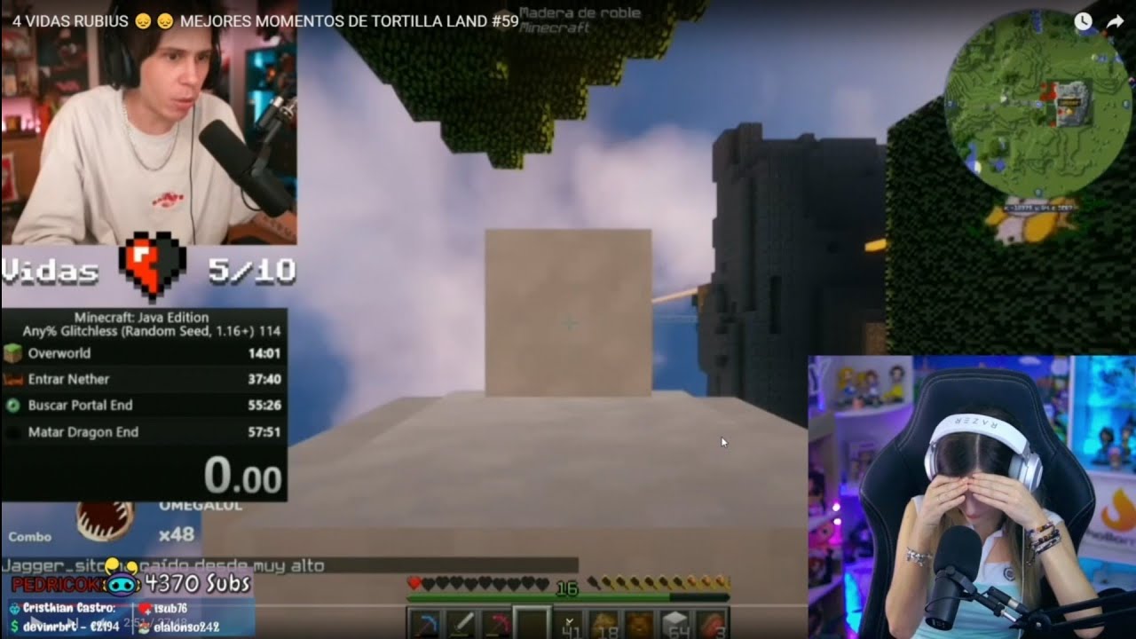 Cristinini reacciona a 1 HORA de MEJORES MOMENTOS DE TORTILLALAND