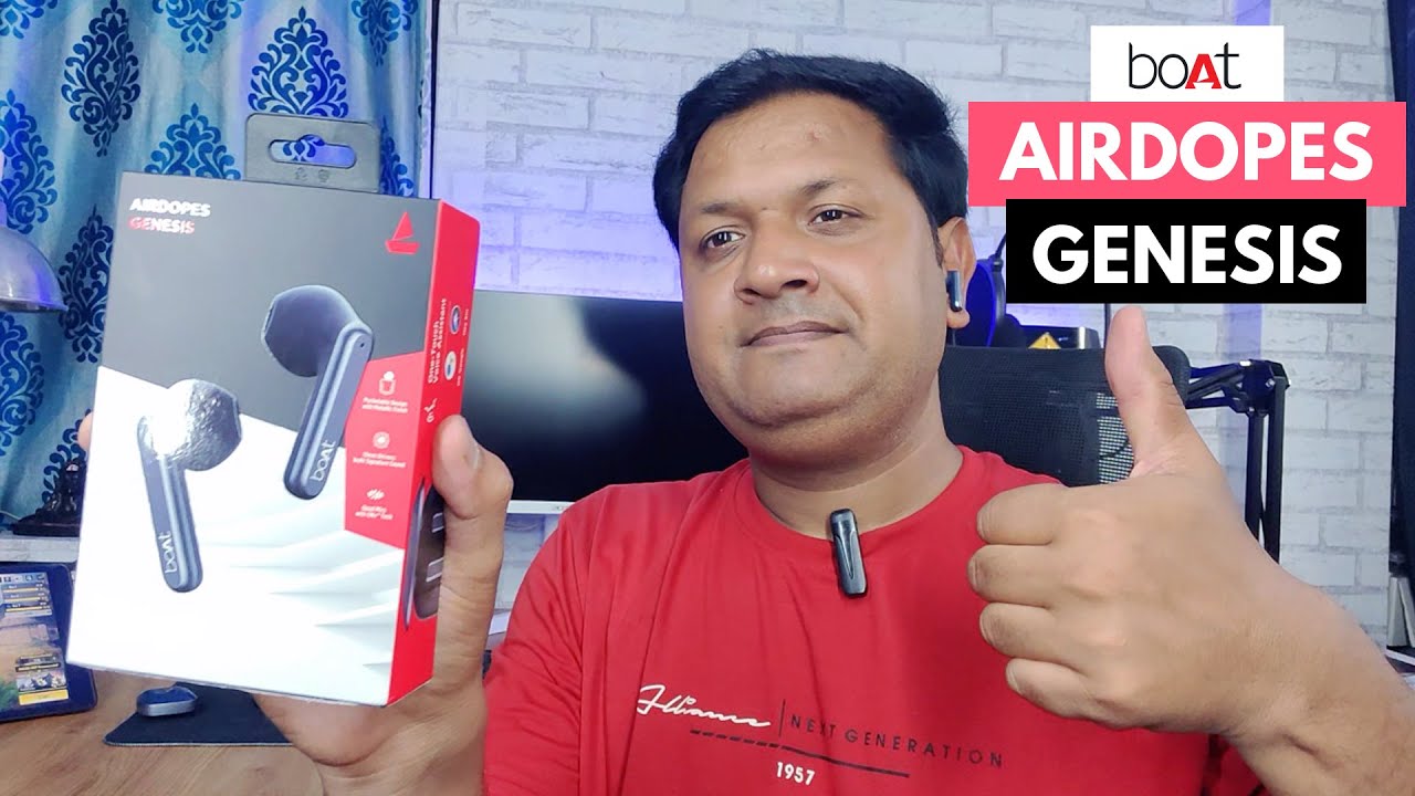 boAt Airdopes Genesis | 13mm Drivers, 54H Playback, BEAST&trade; Mode and more | Unboxing & Review