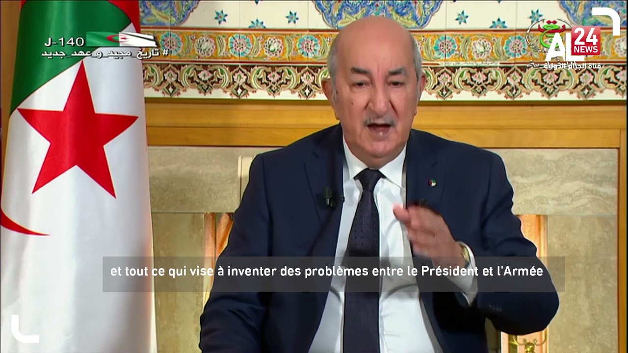 Président Tebboune: les choses avec le Maroc n'ont pas changé, depuis le début de la crise