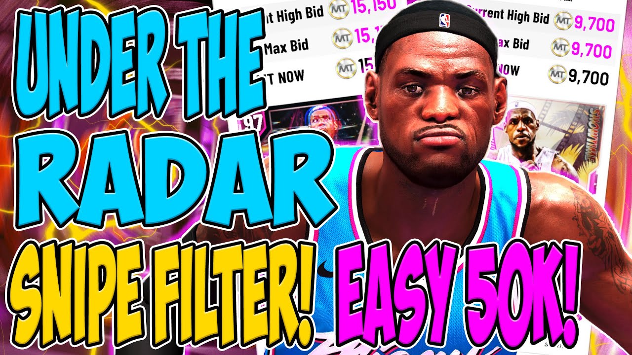 SECRET SNIPE FILTER - Snipe UNDER THE RADAR! - Plus Miami Heat TTO Squad Builder! - NBA 2K20 MyTeam