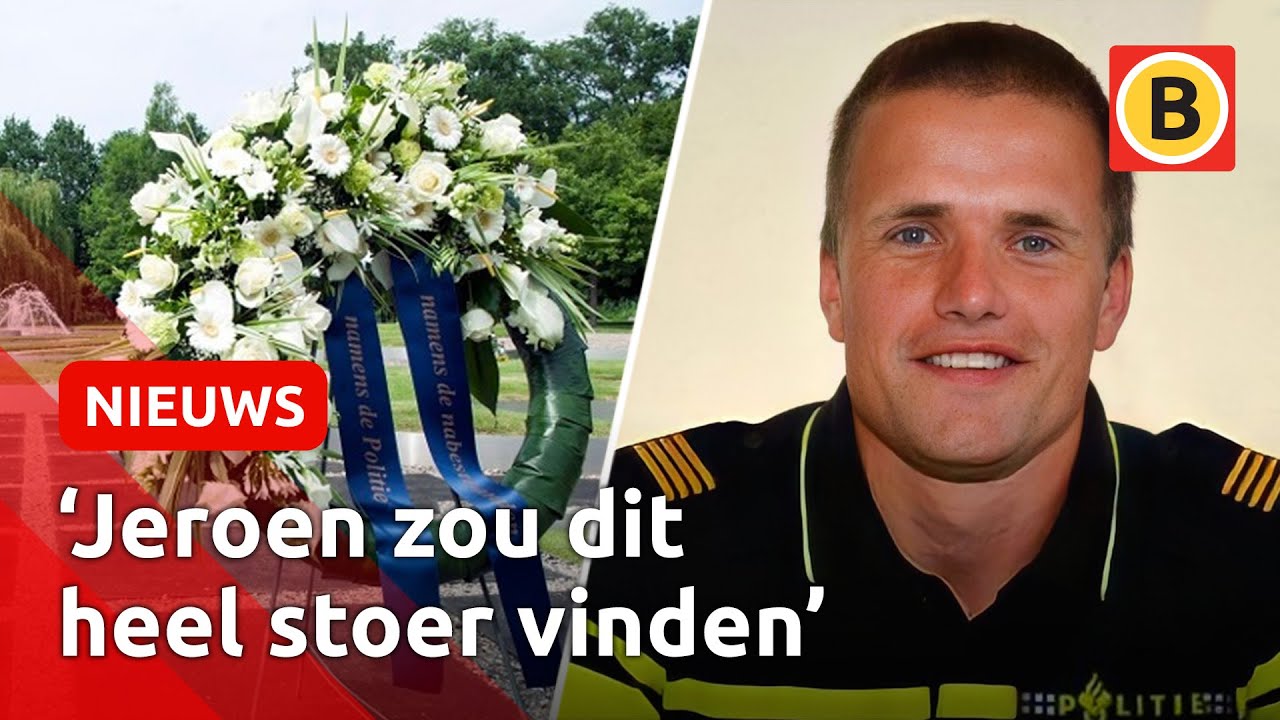 Politieagent Jeroen werd doodgereden: herdenkingsplek onthuld | Omroep Brabant