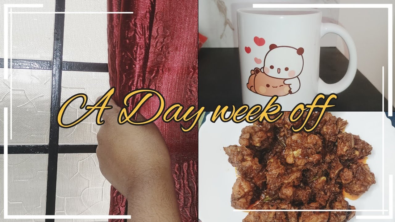 My Simple Week Off Routine✨ | Cooking Chicken 🍗, Movie 🍿, DMart Shopping 🛒 | Anjali Vlogs💫