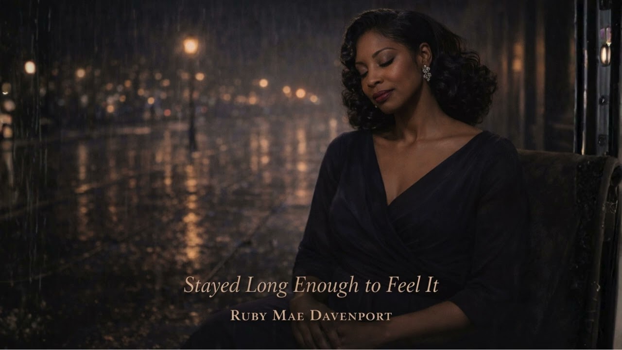Stayed Long Enough to Feel It 🌧️ Rain Jazz for Deep Reflection, Healing & Night Calm