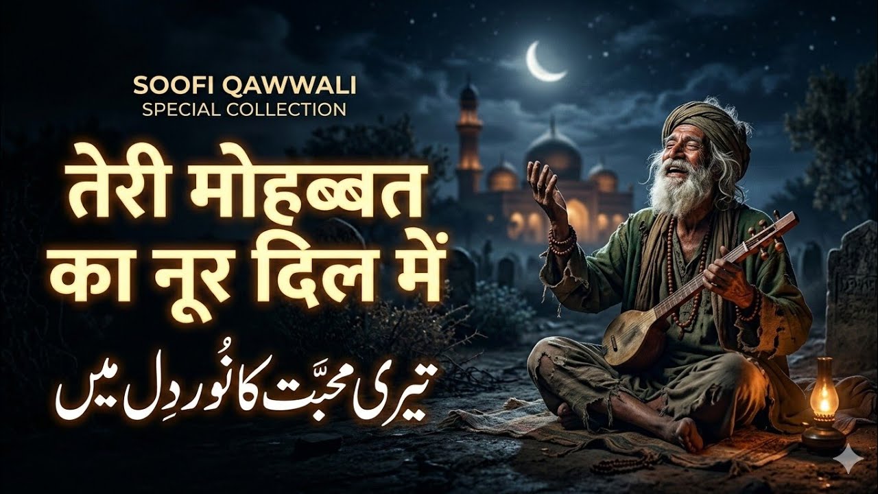 Teri Mohabbat Ka Noor Dil Mein | Emotional Sufiyana Qawwali | Heart Touching Islamic Sufi Kalam 🕌