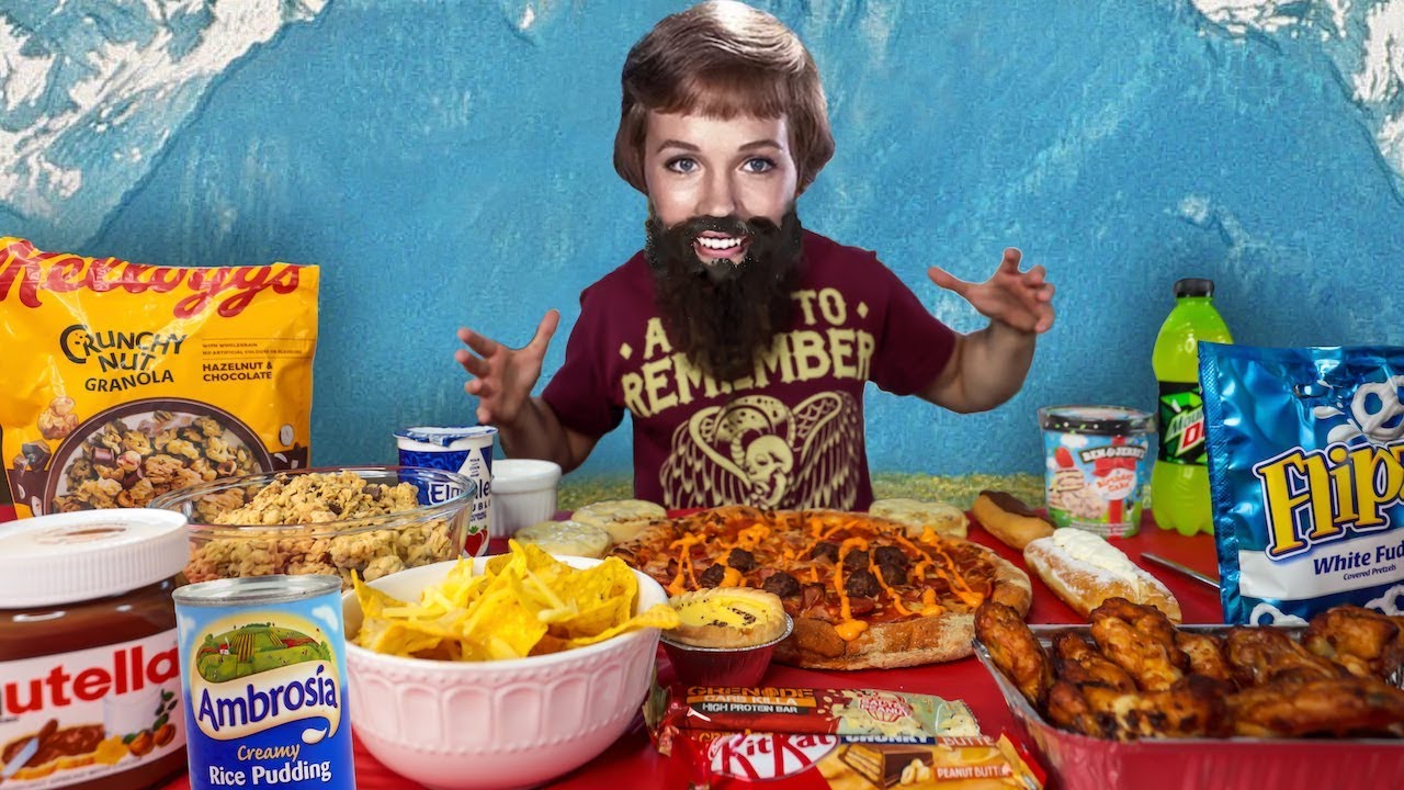 EATING 10,000+ CALORIES OF MY FAVOURITE THINGS | BeardMeatsFood