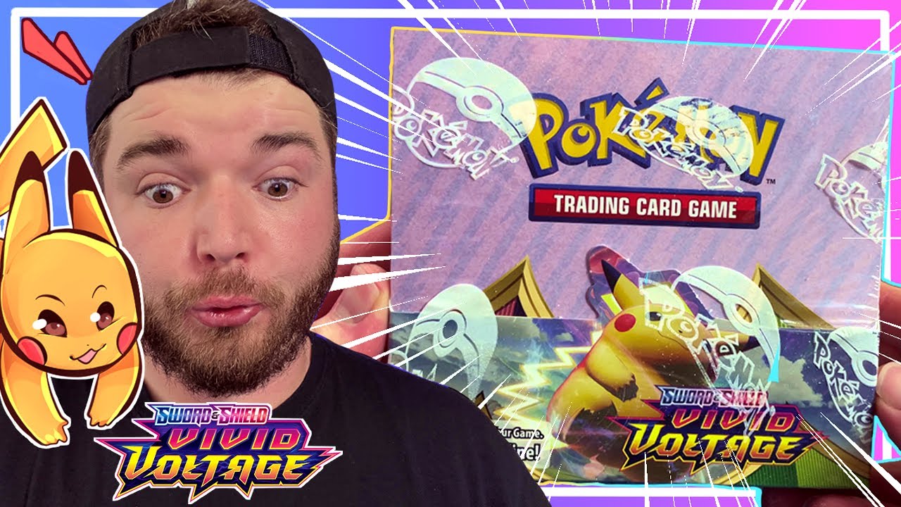 Opening up my first booster box of Vivid Voltage! I want that fat jumbus Pikachu!