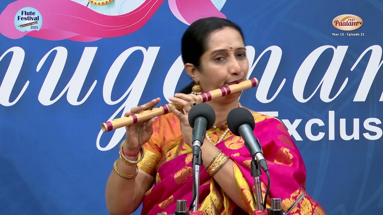 Dr.Jayaprada Ramamurthy (Flute) – VENUGANAM (Flute Festival 2025)