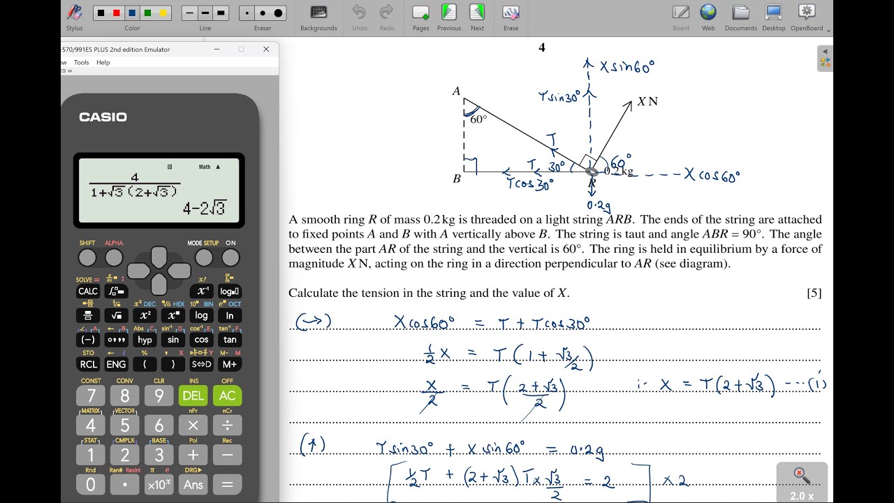 9709/43/M/J/23 -- A LEVEL MATHEMATICS MECHANICS PAPER 43 MAY/JUNE 2023 PART 1