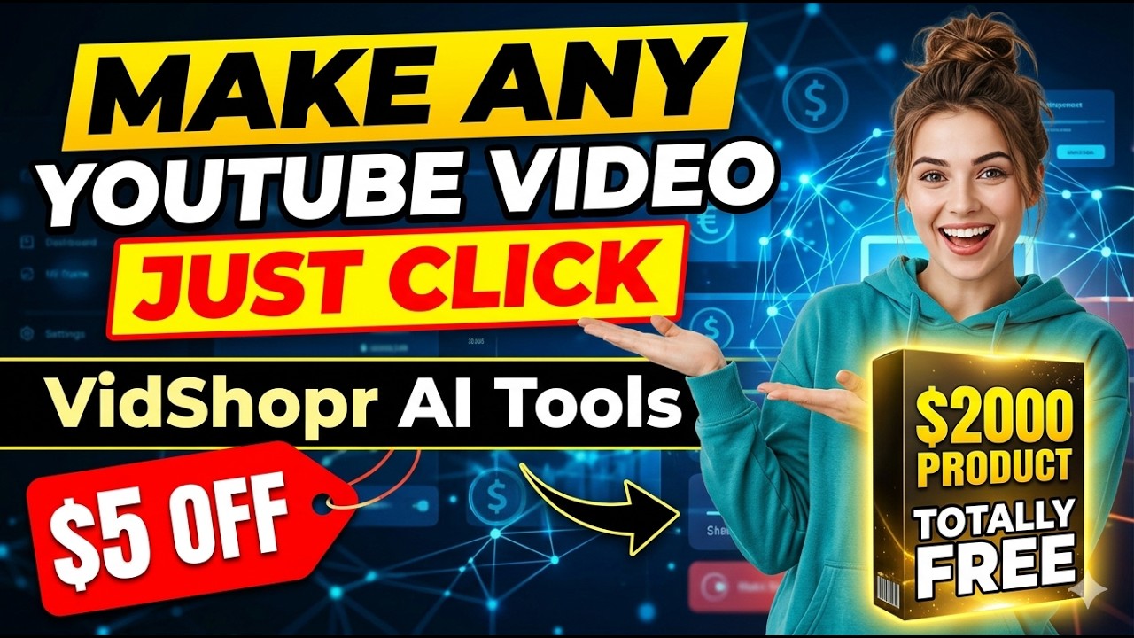 VidShopr AI Review 2026 | Make Money From YouTube & TikTok Videos Without Showing Your Face