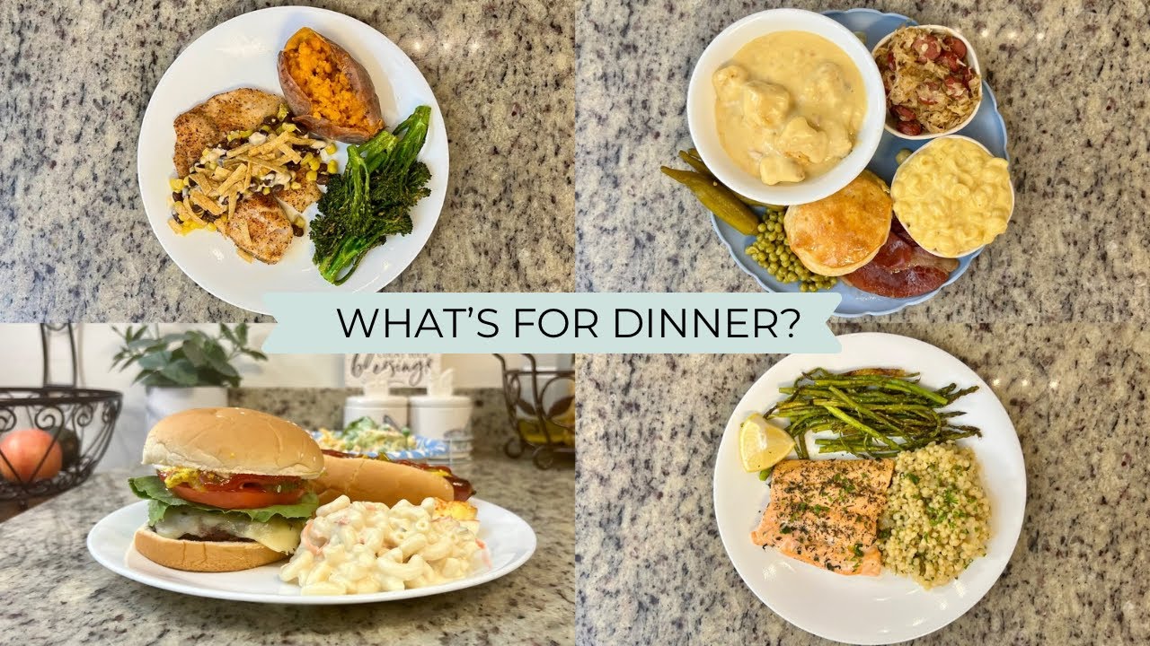 WHAT’S FOR DINNER? | EASY & BUDGET FRIENDLY | REALISTIC WEEKNIGHT MEALS | DINNER INSPIRATION