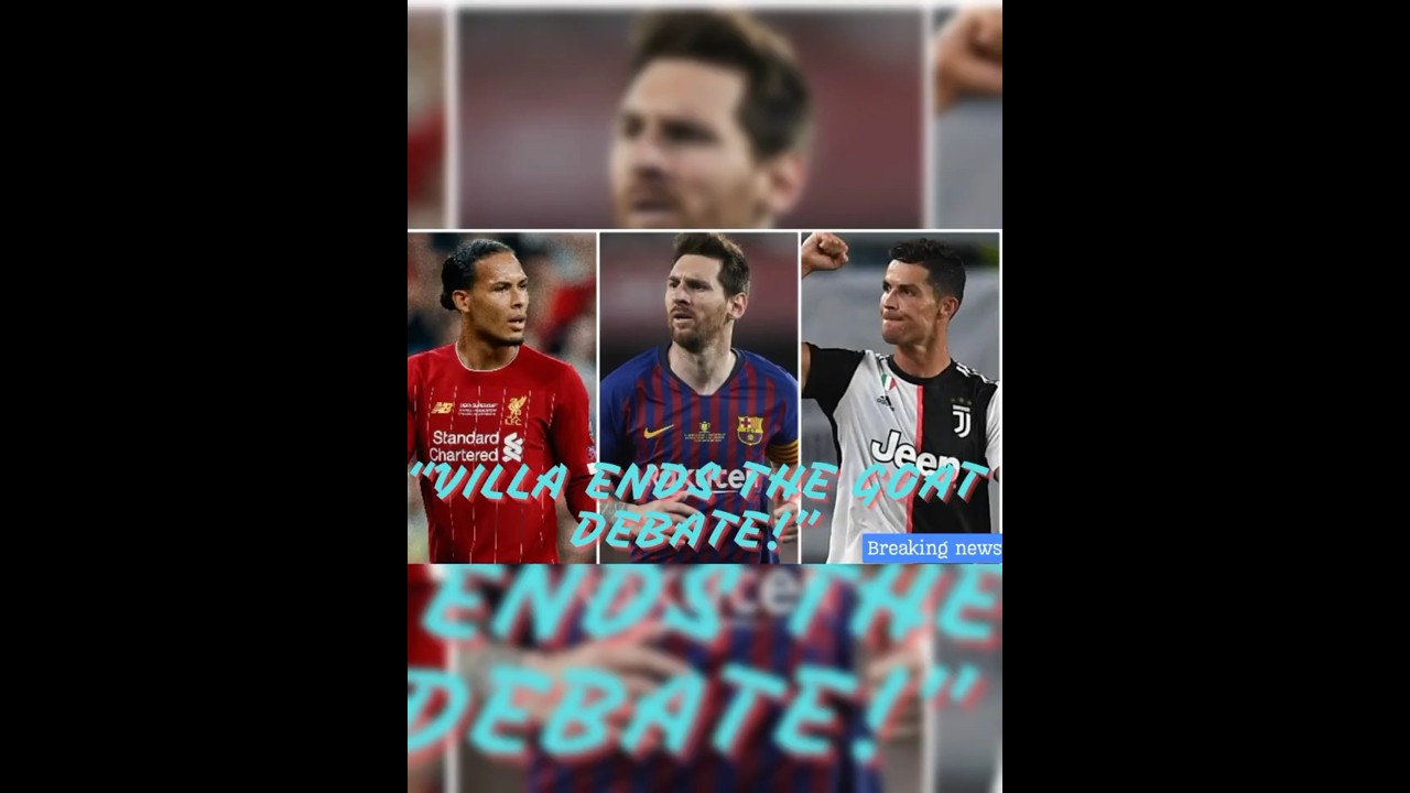 David Villa Ends the Messi vs Ronaldo Debate with One Brutal Answer