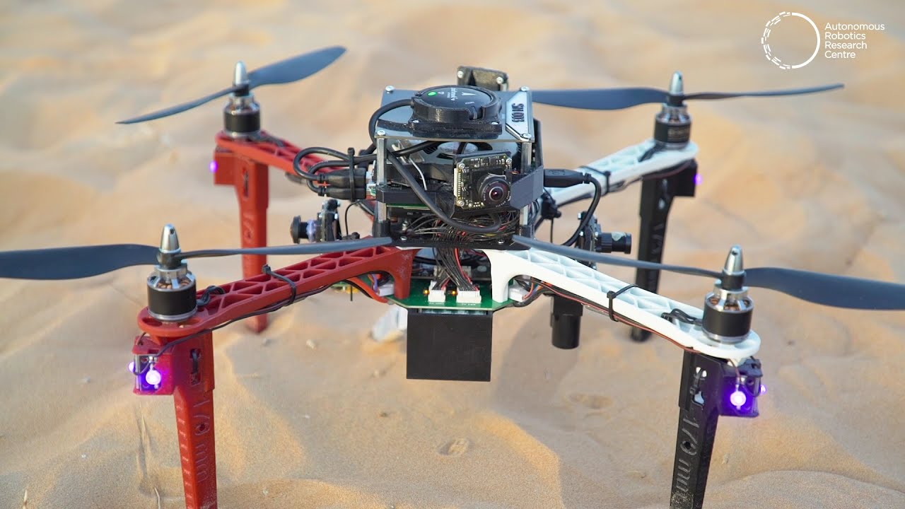 TII's ARRC, in collaboration with its partners, designed an autonomous swarm of drones