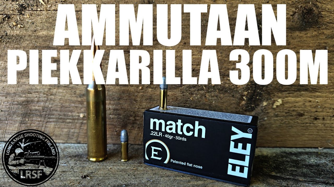 Ammutaan piekkarilla kasa 300 metriin