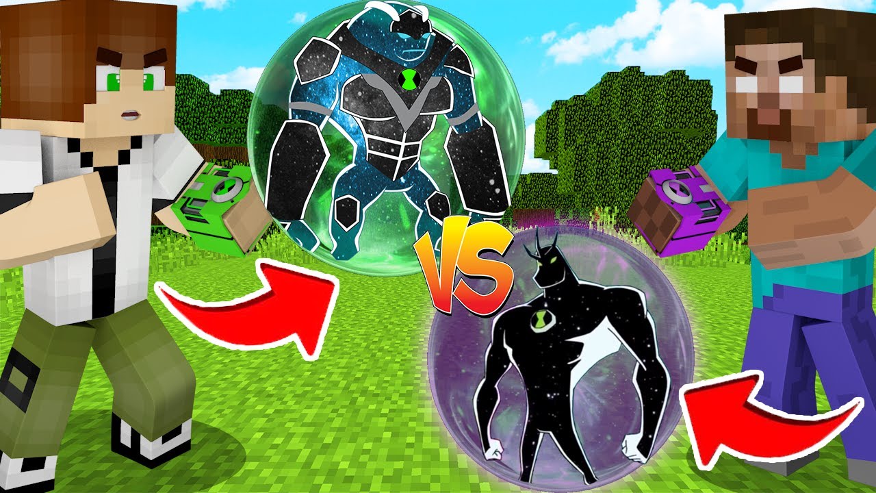 HEROBRİNE OMNİTRİXİ TAKTI! (UZAYLI Y VS UZAYLI X!) - BEN 10 Minecraft