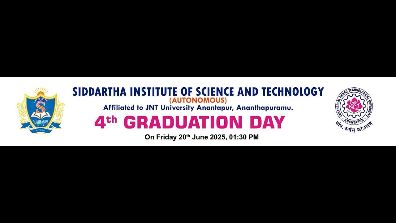 Siddartha Institue of Science & Technology, Puttur    4th Graduation