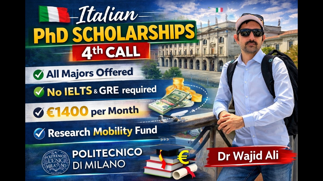 110 Fully Funded PhD Scholarship at University of Politecnico di Milano Italy. Complete Detail