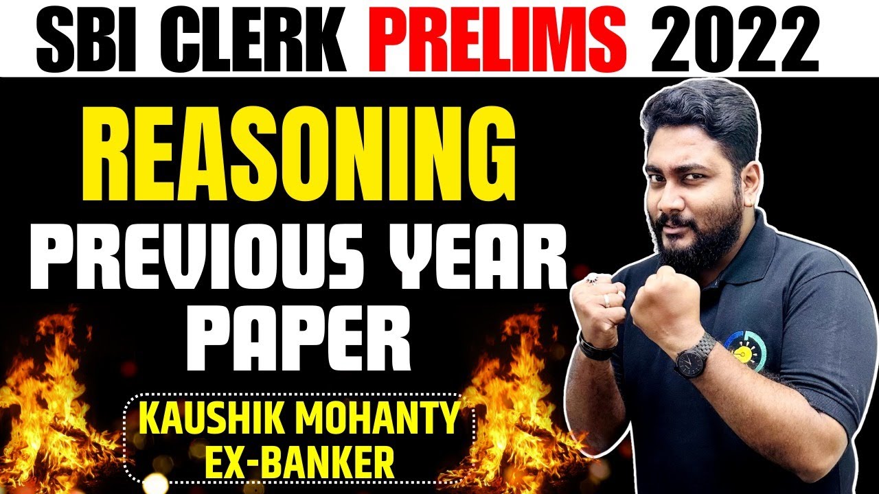 SBI Clerk Previous Year Paper || SBI Clerk Reasoning Paper || Career Definer || Kaushik Mohanty ||