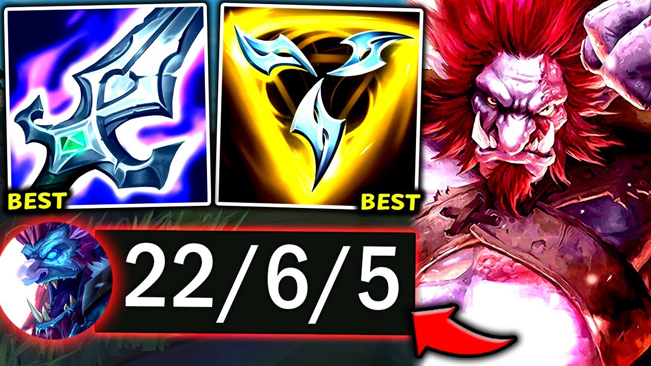 TRUNDLE TOP НА 100% НЕЧЕСТЕН, И ЭТО ДОКАЗЫВАЕТ ЭТО (1 НА 5 BEAST) - Руководство по игре Trundle T...