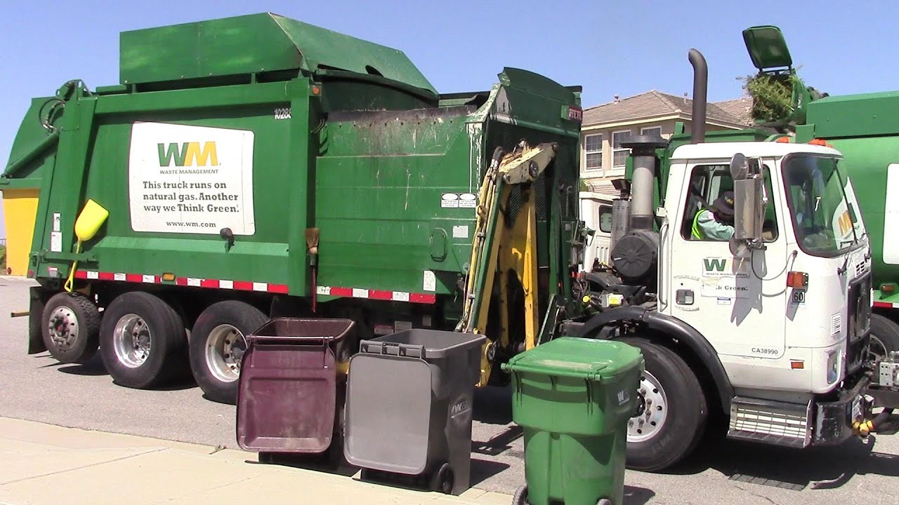 Waste Management Garbage Trucks of Menifee, CA